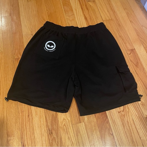 Colombian Artist Streetwear Brand Fourtopus Cargo Drawstring Sweat Shorts Unisex - Picture 12 of 14